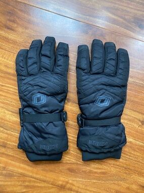 KORE Women's Black Winter Gloves Size XL Outdoor Skiing Motorcycle Snowboarding